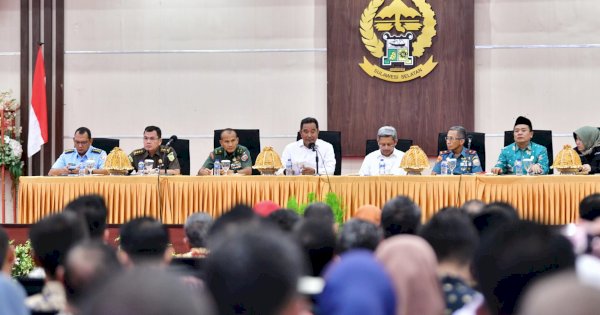 Pj Gubernur Sulsel Pimpin Rakor Pemantapan Pilkada Serentak 2024