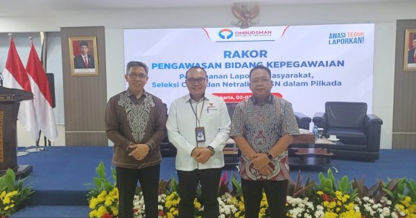 Inspektorat Gorontalo Hadiri Rakor Pengawasan Kepegawaian di Ombudsman RI