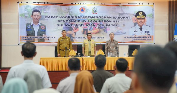 BNPB Beri Bantuan DSP Rp 2,5 Miliar Beserta Logistik untuk Bencana di Sulsel