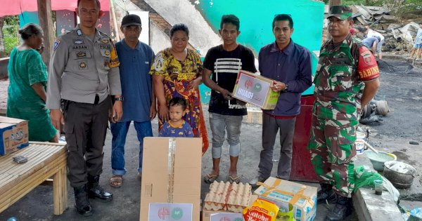 Huadi Group Salurkan Bantuan untuk Korban Kebakaran Rumah di Bantaeng