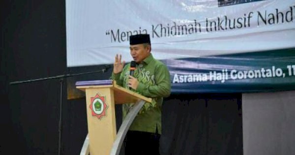 Diacara Muskerwil II PWNU, Ismail Pakaya Sampaikan Pamit Sebagai Pj Gubernur Gorontalo