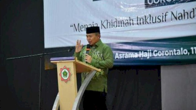 Diacara Muskerwil II PWNU, Ismail Pakaya Sampaikan Pamit Sebagai Pj Gubernur Gorontalo