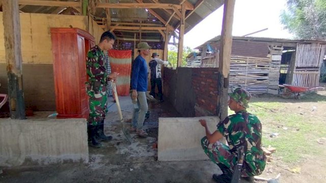 Senangnya Risal, Rumahnya Direnovasi Jadi Layak Huni Berkat Bantuan Huadi Group-Kodim 1410 Bantaeng