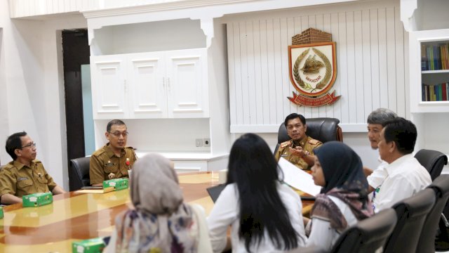 Tingkatkan Tata Kelola Manajemen Risiko, PJ Sekda Terima Kunjungan Asitensi BPKP Sulsel