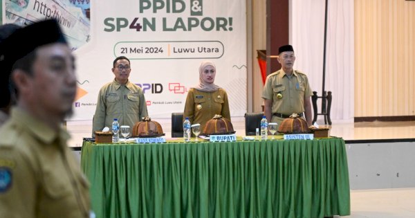 Diskominfo-SP Luwu Utara Gelar Rakor PPID dan SP4N-LAPOR