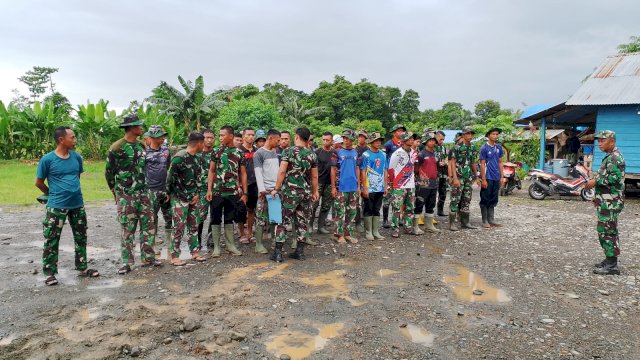 Apel Pagi Satgas TMMD ke-120 2024 Kodim 1403/Palopo Pastikan Kesiapan dan Kelengkapan Personel