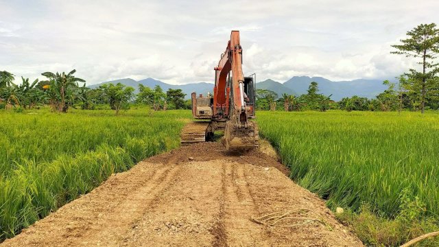 Satgas TMMD ke-120 Kodim 1403/Palopo Segera Lakukan Penguatan Tebing Sungai Kandoa