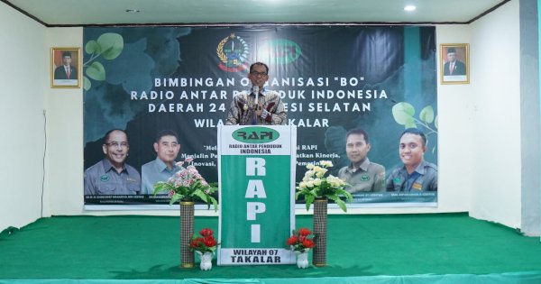 Pj Bupati Takalar Buka Bimbingan Organisasi Bagi Pengurus RAPI 2024