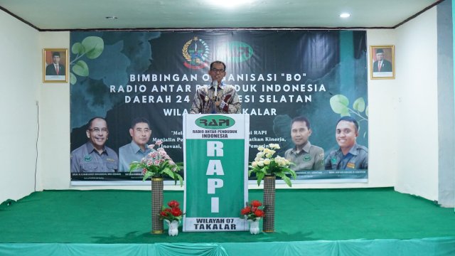 Pj Bupati Takalar Buka Bimbingan Organisasi Bagi Pengurus RAPI 2024