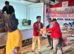 Satu Truk Bantuan Kemanusiaan Pemkot Makassar-IKA Unhas Tiba di Posko Banjir Sidrap
