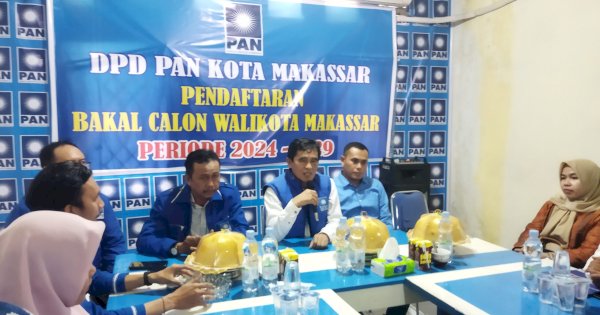 Ketua PAN Makassar Akui Sangat Ingin Bersama Ahmad Susanto di Pilwalkot Makassar