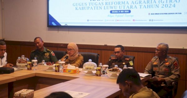 Banyak Tanah Dilegalkan di Luwu Utara, Bupati Indah Apresiasi Kinerja GTRA 