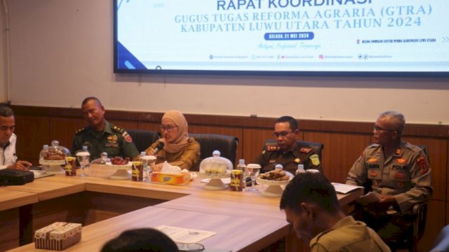 Banyak Tanah Dilegalkan di Luwu Utara, Bupati Indah Apresiasi Kinerja GTRA 