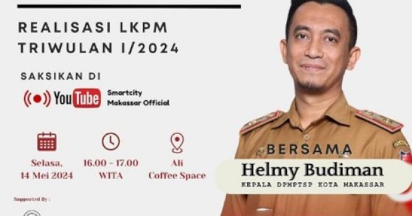 Kadis PM PTSP Makassar Helmy Budiman Bakal Hadiri Smartcity Dialog, Ini yang Dibahas