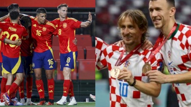 Statistik Mentereng Jelang Turnamen, Skor Ketat Diprediksi Antara Spanyol vs Kroasia