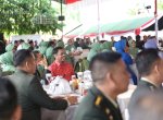 Hadiri Peringatan HUT Kodam XIV/Hasanuddin ke-67, PJ Sekda Sebut TNI Makin Dicintai Rakyat 