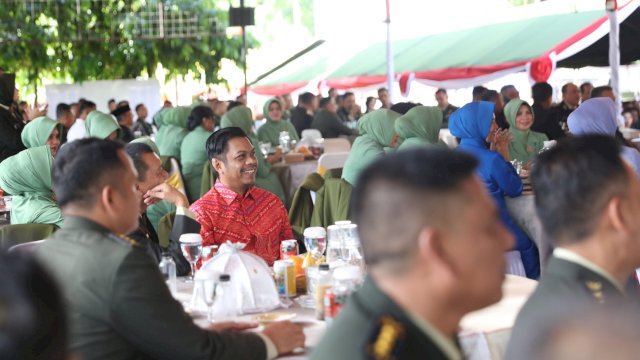 Hadiri Peringatan HUT Kodam XIV/Hasanuddin ke-67, PJ Sekda Sebut TNI Makin Dicintai Rakyat 