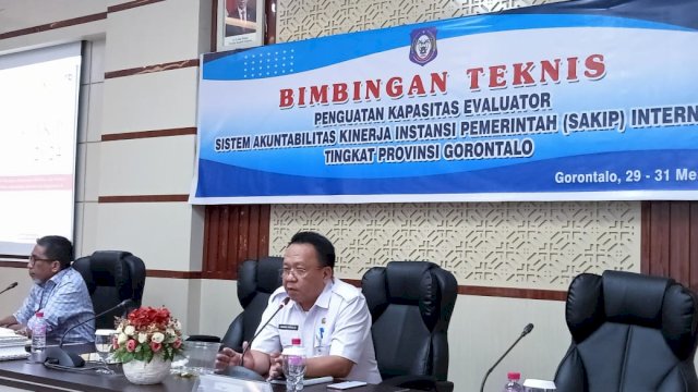 Bimtek Penguatan Kapasitas Evaluator Sistem Akuntabilitas Kinerja Pemerintah SAKIP Gorontalo Resmi Berakhir