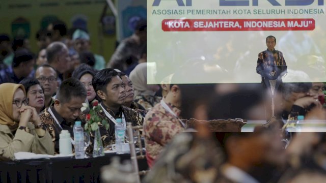 Dibuka Presiden RI Joko Widodo, PJ Sekda Makassar Hadiri Pembukaan Rakernas Apeksi XVII