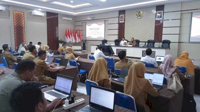 Inspektorat Gorontalo Gelar Bimtek Penilaian Maturitas Penyelenggaraan SPIP Terintegrasi