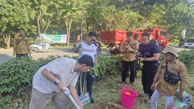Hari Lingkungan Hidup, DLH Makassar Tanam 300 Bibit Pohon Tabebuya