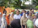 Indira Yusuf Ismail Bersama Walikota Makassar Tinjau Lokasi Lomba Kelurahan Terpadu di Manggala