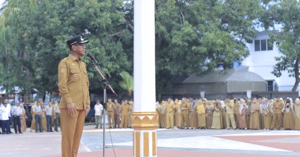 Apel Gabungan, Pj Bupati Takalar Harap Gerakan Shalat Berjamaah Disemarakkan