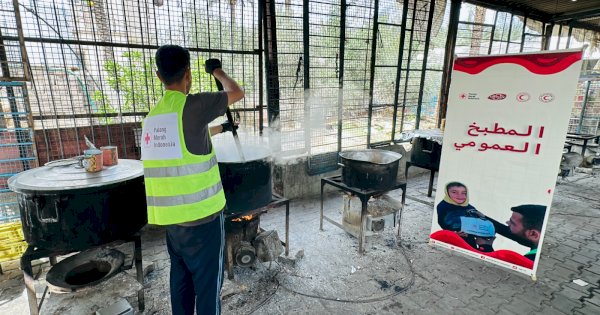 Keluhkan Pintu Masuk Rafah Ditutup, Begini Potret Dapur Umum PMI dan Lembaga Kemanusiaan Gaza