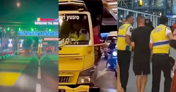 Viral Bule di Bali Bawa Kabur Truk Ugal-ugalan Hingga Terobos Pintu Tol