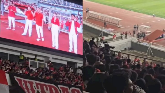 Anang dan Ashanty menyanyi usai laga timnas Indonesia vs Filipina dan walk out dari GBK. (Foto: Kolase Instagram Story @ashanty_ash dan X @txtdrdrama)