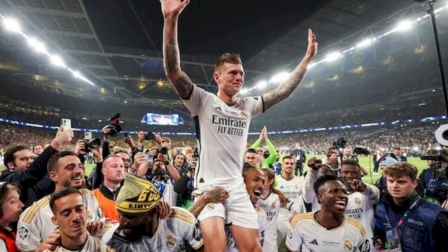 Real Madrid Raih Trofi Liga Champions ke-15 Usai Tundukkan Dortmund