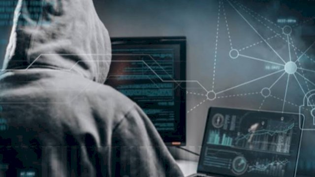 Ilustrasi serangan siber. 