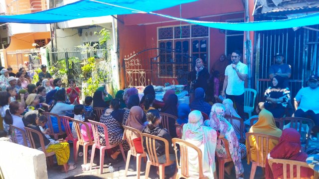 Emak-emak di Tallo Dukung ASA Jadi Wali Kota Makassar, Beri Jamuan Makan Siang
