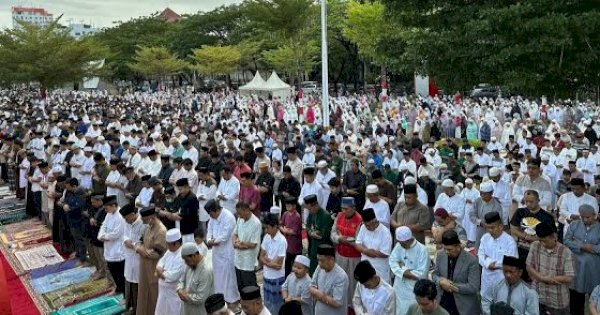 Lapangan Karebosi Jadi Pusat Shalat Idul Adha di Makassar, Pemkot Jamin Jemaah Nyaman dan Aman