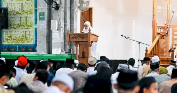 Pesan Bupati Indah Saat Perayaan Idul Adha di Masjid Syuhada 