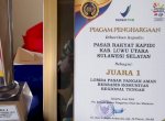 Pasar Rakyat Kapidi Luwu Utara Juara I Nasional Pasar Pangan Aman Berbasis Komunitas