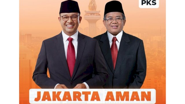 PKS Resmi Umumkan Duet Anies-Shohibul di Pilgub DKI Jakarta 2024