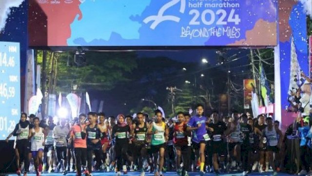 Makassar Half Marathon Sedot Peserta dari 15 Provinsi Hingga Luar Negeri 