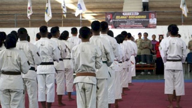 Plt Kadispora Makassar Waliki Danny Pomanto Hadiri Kejurnas Shorinji Kempo Rektor Unhas CUP XVI