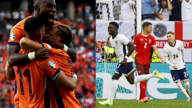Inggris dan Belanda Hentikan Langkah Para Tim Kuda Hitam di Euro 2024