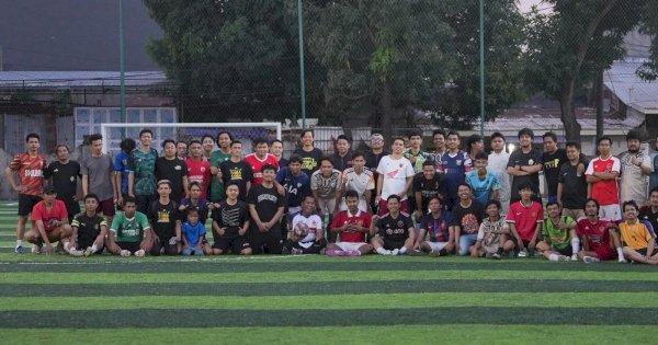 Kampanyekan Hidup Sehat, Anggota DPRD Sulsel Rahman Pina Gelar Fun Minisoccer Bareng Jurnalis