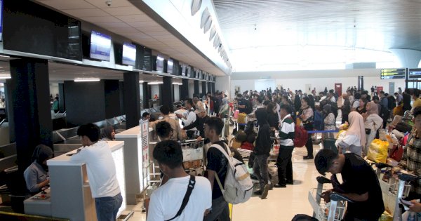 Musim Libur, Penumpang di Bandara Sultan Hasanuddin Meningkat 20 Persen 
