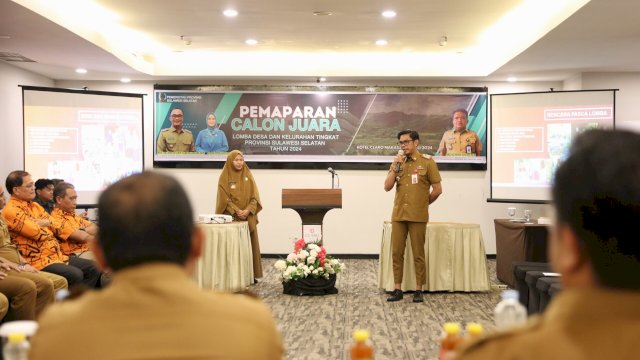 PJ Sekda Optimis Makassar Wakili Sulsel di Lomba Kelurahan Tingkat Nasional