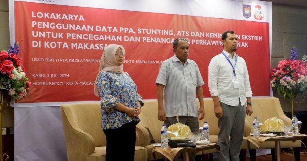 Lokakarya USAID ERAT dan Pemkot Makassar, Bahas Pencegahan Perkawinan Anak Lewat Penggunaan Data