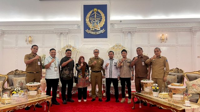 Pimpinan Bawaslu Sulsel Temui Pj Gubernur, Bahas Dana Hibah Pilkada Serentak 2024