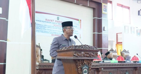 Pj Bupati Takalar Sampaikan Jawaban Terhadap Pandangan Umum Fraksi Tentang RPJPD 2025-2045