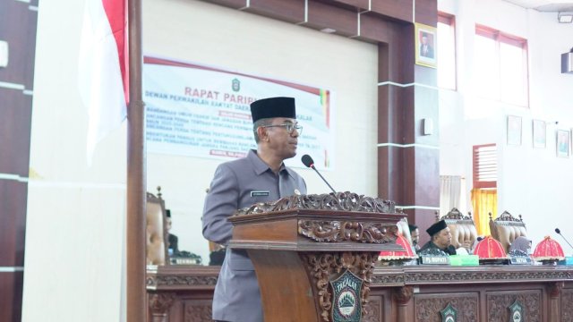 Pj Bupati Takalar Sampaikan Jawaban Terhadap Pandangan Umum Fraksi Tentang RPJPD 2025-2045