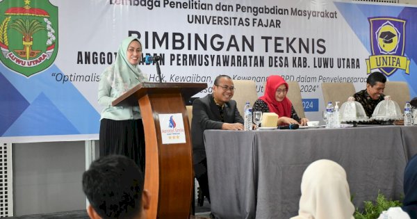 Bupati Indah Buka Bimtek Anggota BPD, Sampaikan 3 Hal Penting 