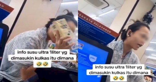 Viral Wanita Marah-marah Gegara Beli Susu 1 Liter Tidak Dingin