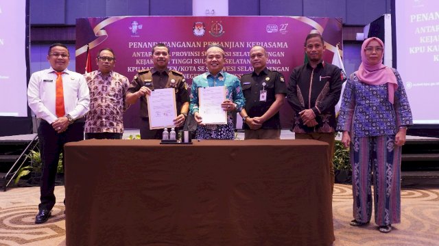 Kejaksaan Tinggi Sulsel Bangun Sinergi dengan KPU untuk Sukseskan Pilkada Serentak 2024